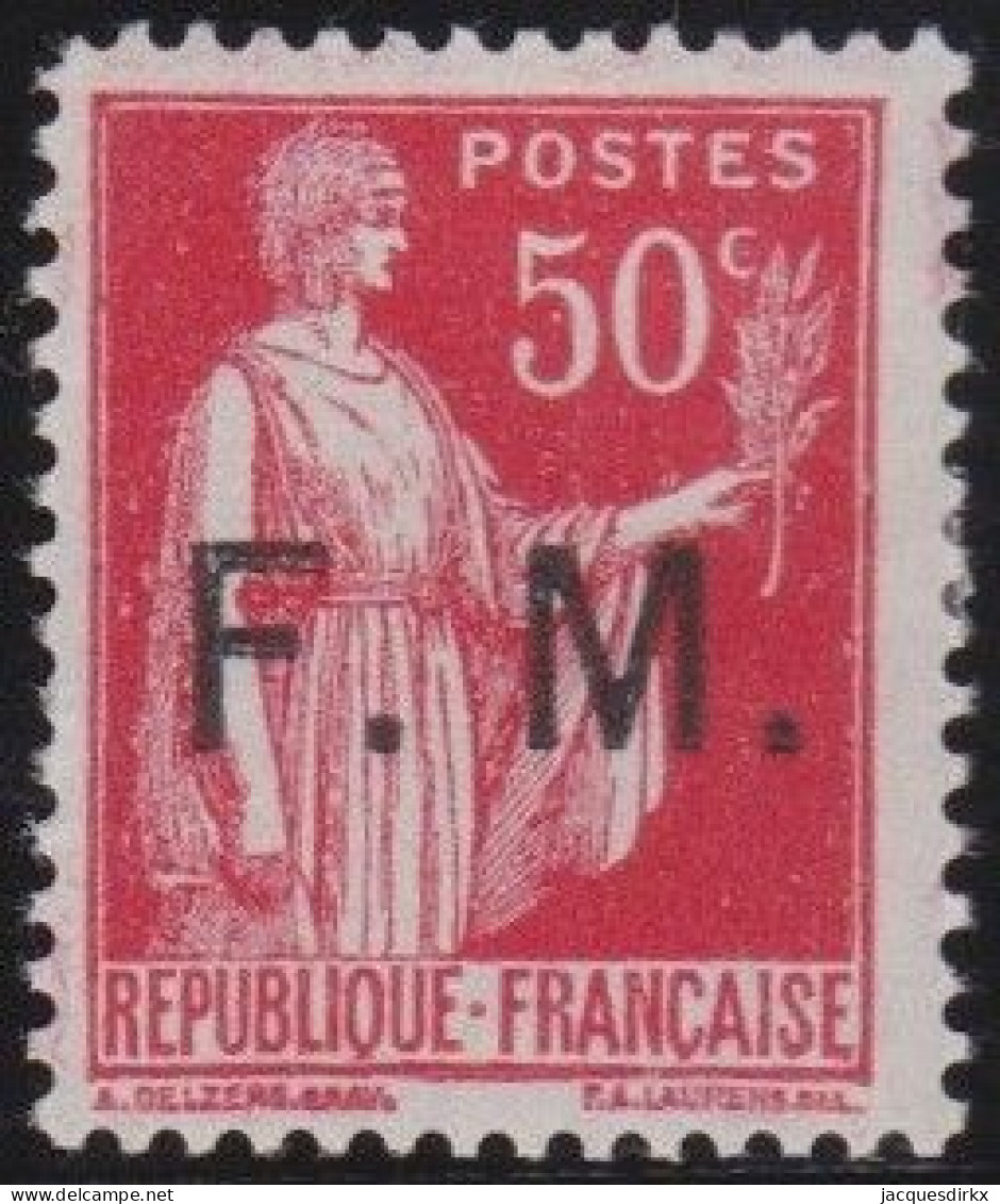 France  .  Y&T   .     FM  7   .   *       .    Neuf Avec Gomme - Military Postage Stamps