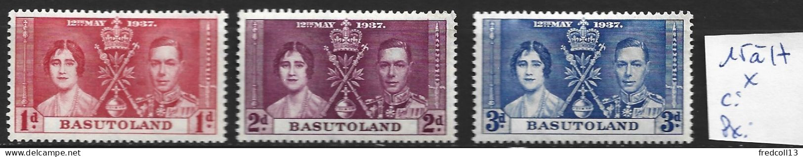 BASOUTOLAND 15 à 17 * Côte 2 € - 1933-1964 Colonie Britannique