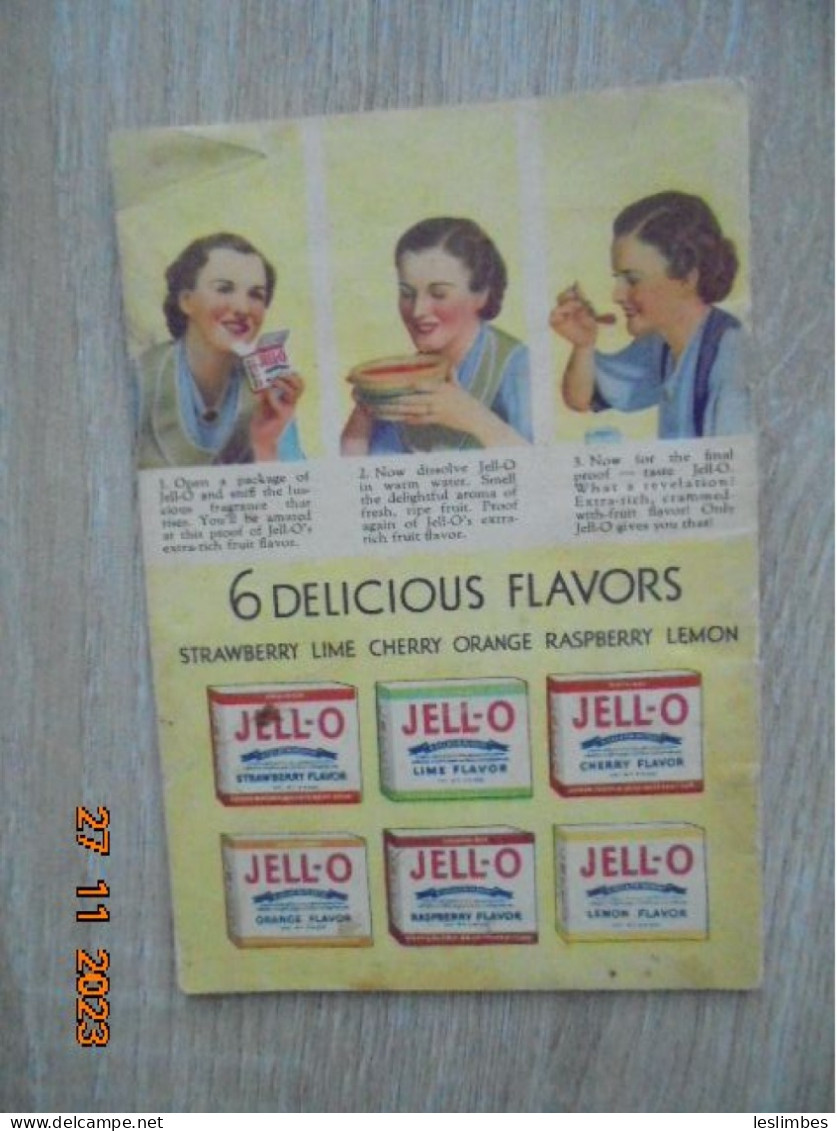 Now Jell-O Tastes Twice As Good...Enjoy These Tempting Recipes 1934 - Americana