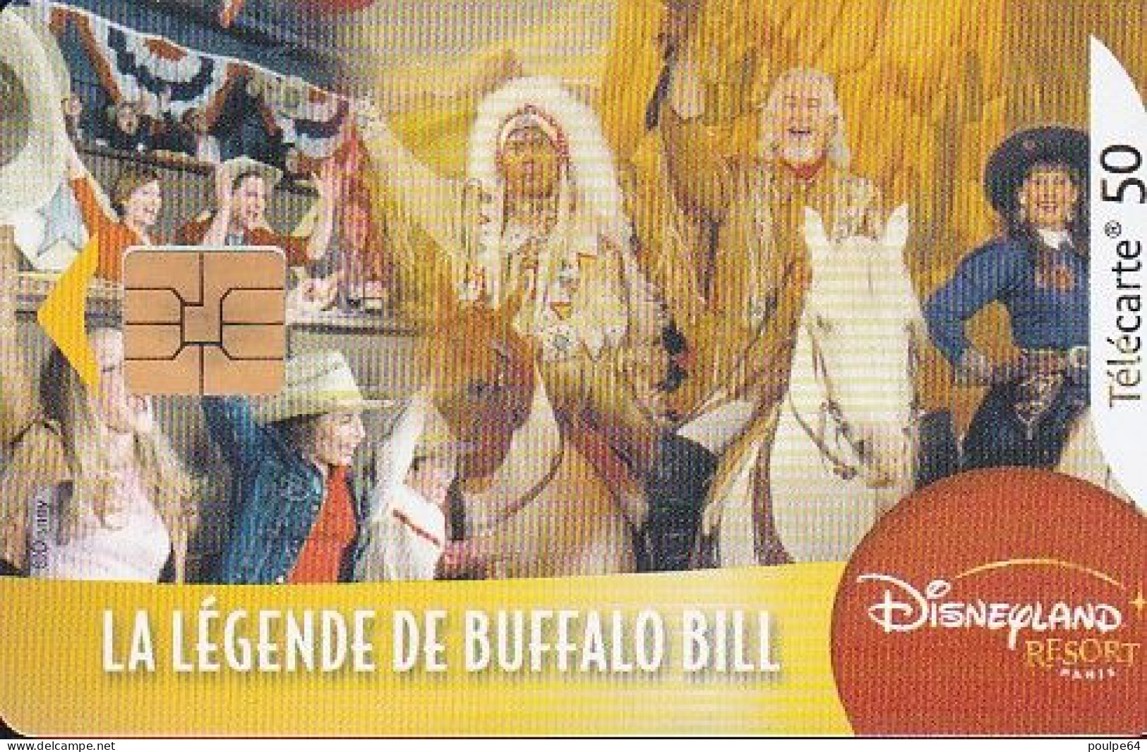 F1296C  09/2003 - DISNEYLAND " La Légende De Buffalo Bill " - 50 SO3 - 2003