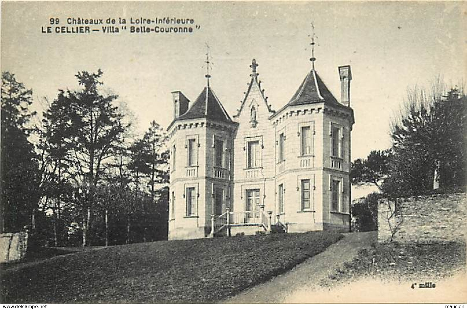 - Loire Atlantique -ref-C505- Le Cellier - Villa " Belle Couronne " - Château - Châteaux De La Loire Inférieure N° 99 - - Le Cellier