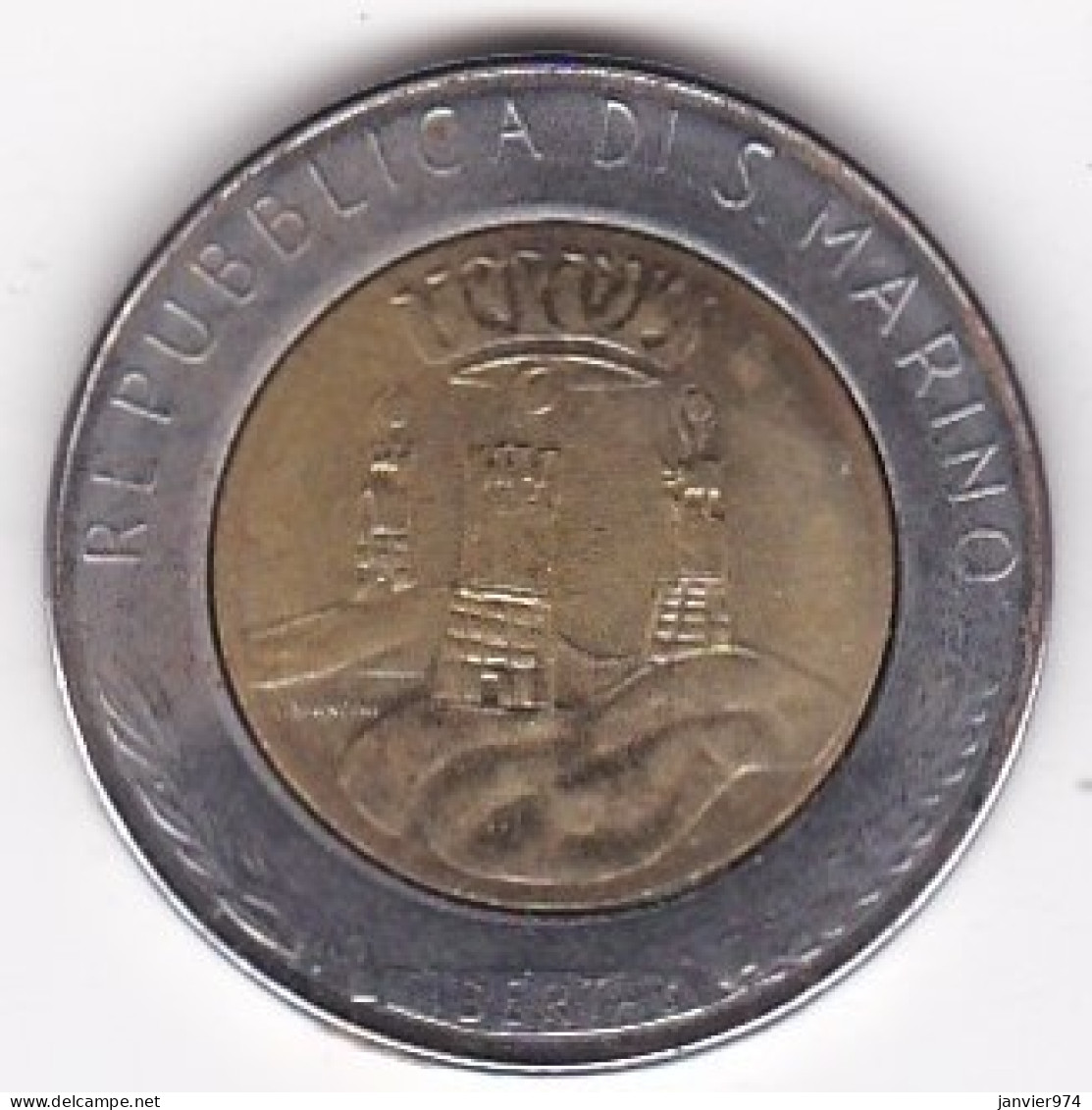 San Marino , 500 Lire1982 FAO, Conquête Sociale, Bimétallique,  KM# 140, Neuve UNC - San Marino