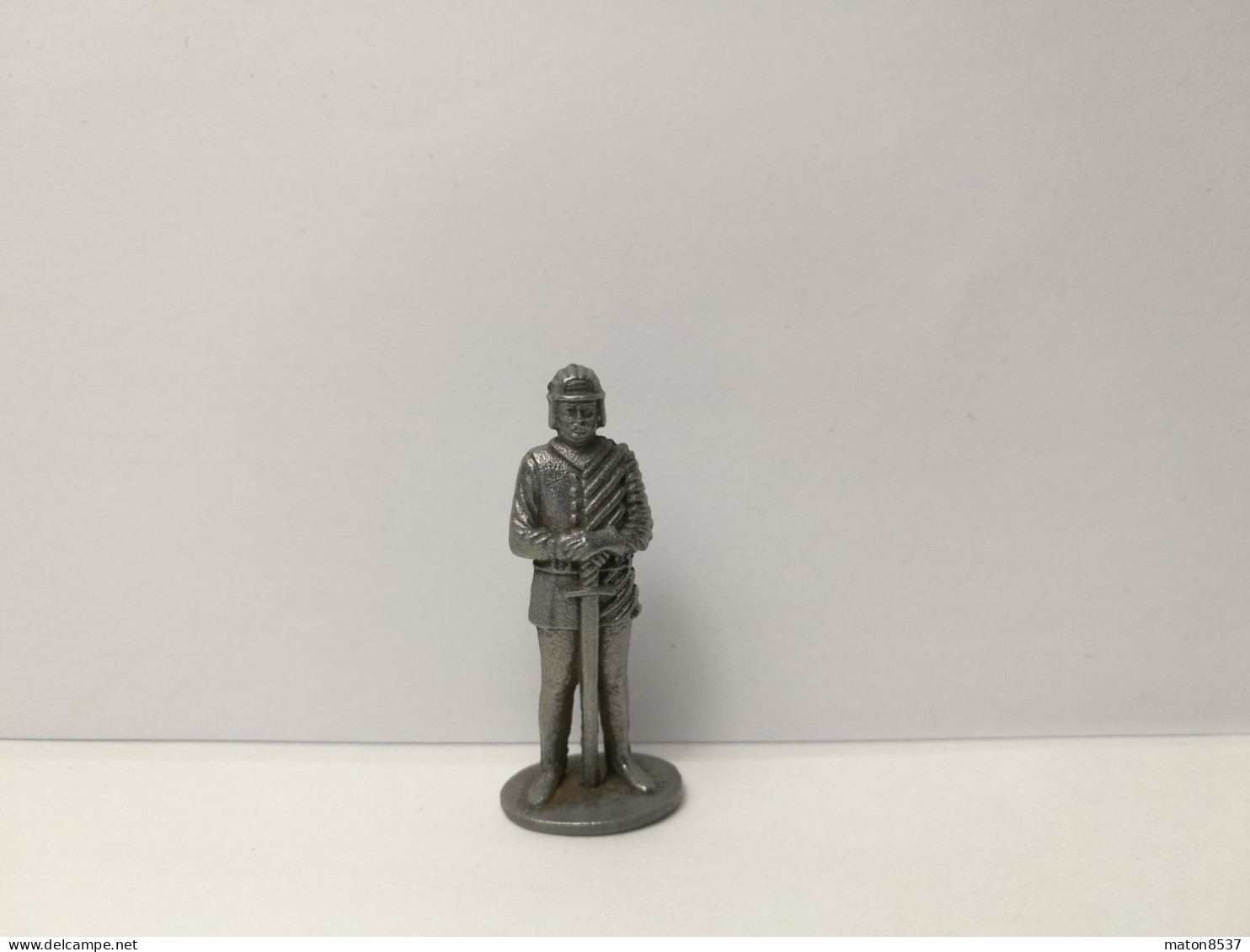 Kinder :  Krieger 1 -12 Jh. - 1970-80 - Deutscher Kriegsknecht - Ohne Kennung - Zink - 40mm - Figurine In Metallo