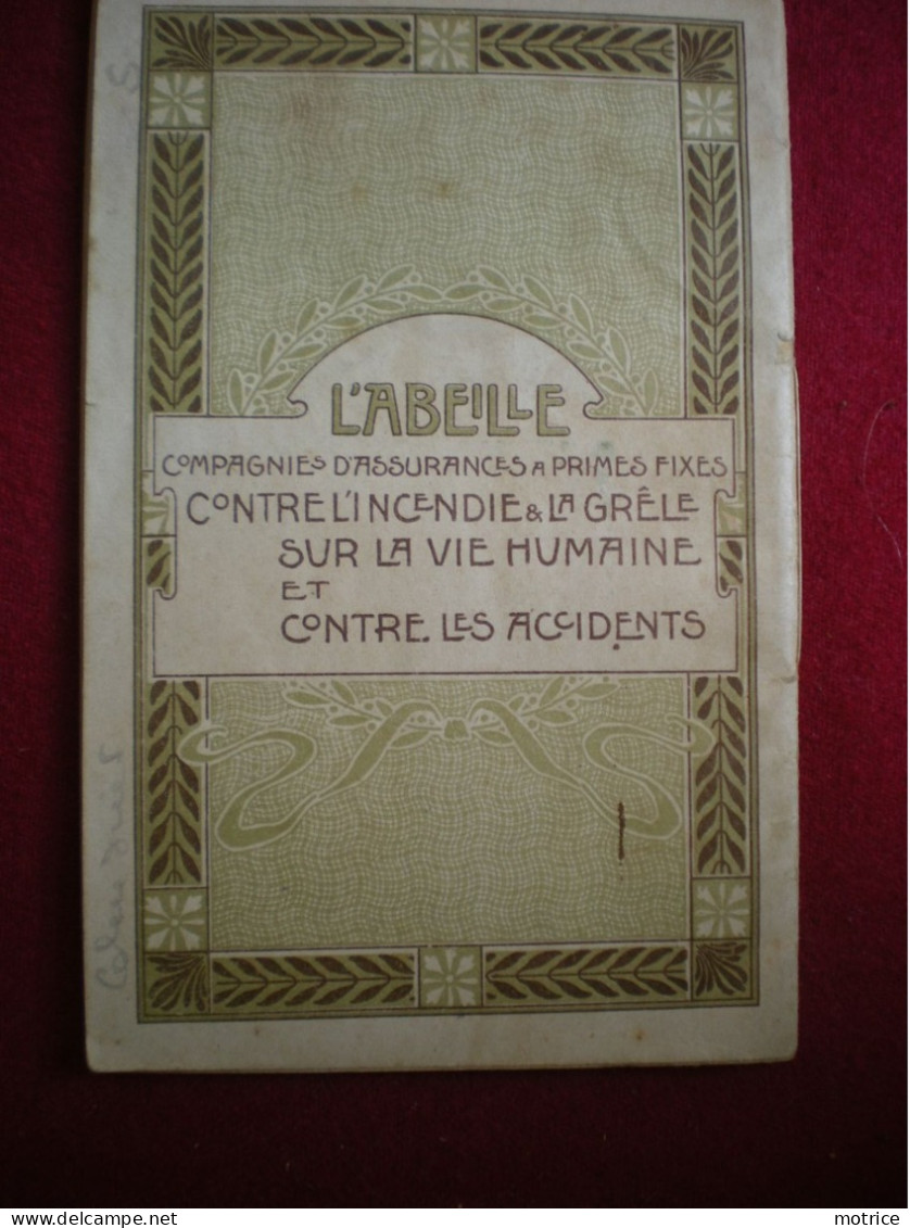 AGENDA 1901 - Offert Par L'abeille, Compagnie D'assurance, 57 Rue Taitbout à Paris. (format 12,5cm X 8cm) - Formato Piccolo : 1901-20