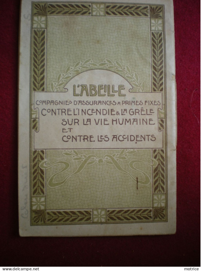 AGENDA 1901 - Offert Par L'abeille, Compagnie D'assurance, 57 Rue Taitbout à Paris. (format 12,5cm X 8cm) - Petit Format : 1901-20