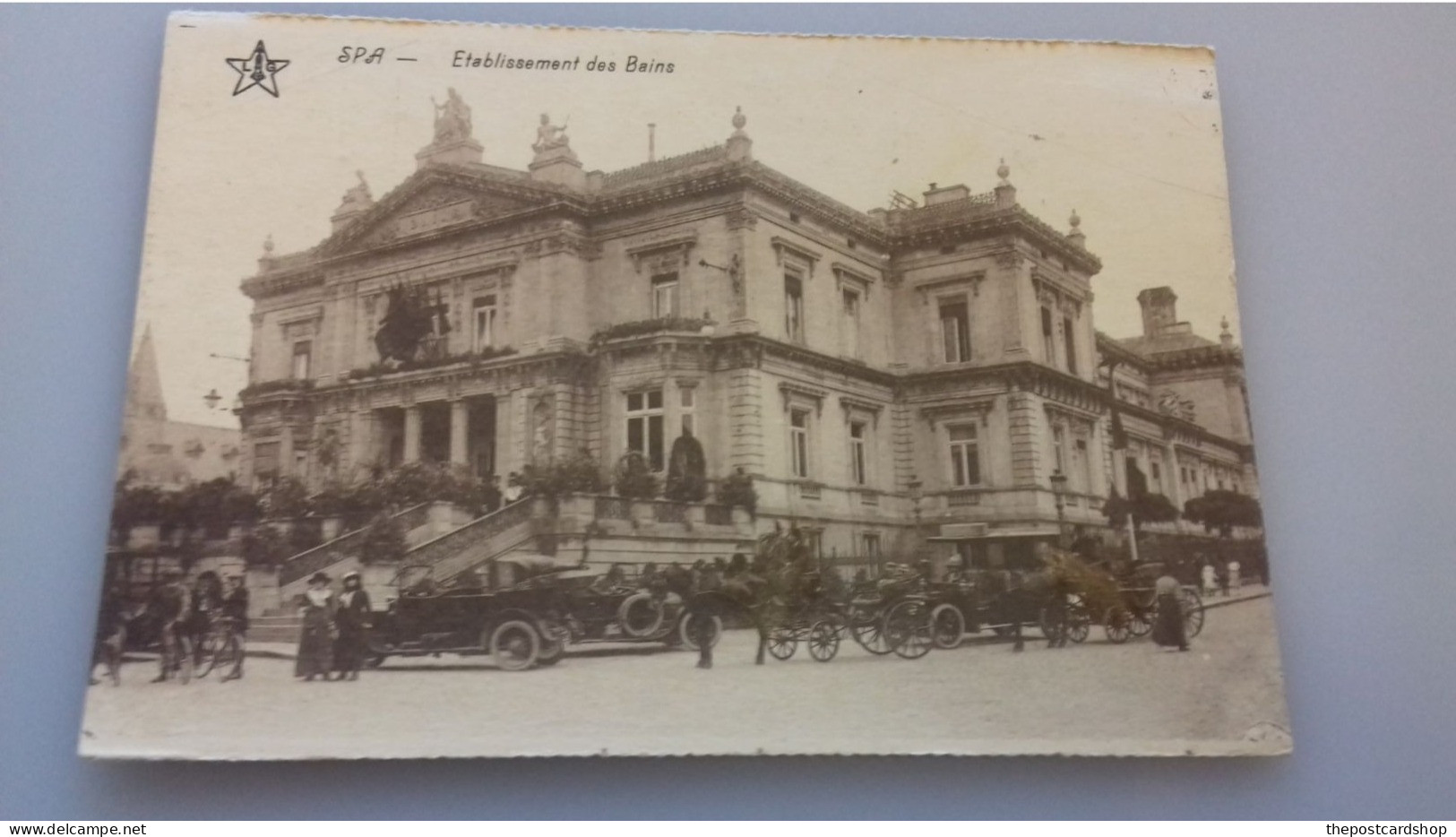 BELGIUM LIEGE SPA - Etablissement Des Bains Many Motor Cars Voiture Motorcars  Unused - Spa