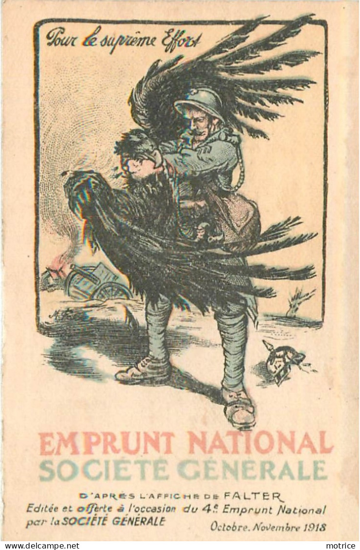 CALENDRIER PATRIOTIQUE 1919 - Emprunt National. Société Générale(format 12,5cm X 9,5cm) - Small : 1901-20