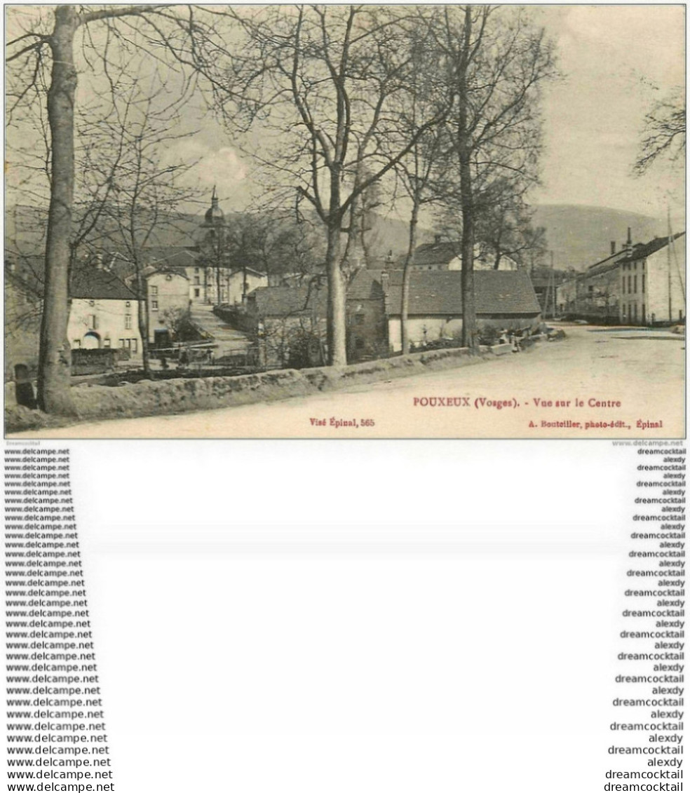 88 POUXEUX. Vue Sur Le Centre Du Village - Pouxeux Eloyes