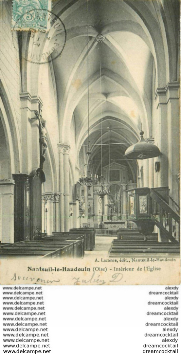 60 NANTEUIL-LE-HAUDOIN. Eglise 1906 - Nanteuil-le-Haudouin