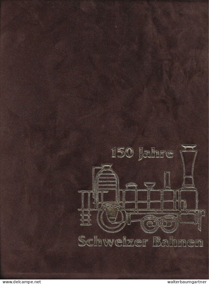 Album Timbres Postes Philswiss - 150 Ans Chemins De Fer Suisses - Sammlungen (im Alben)