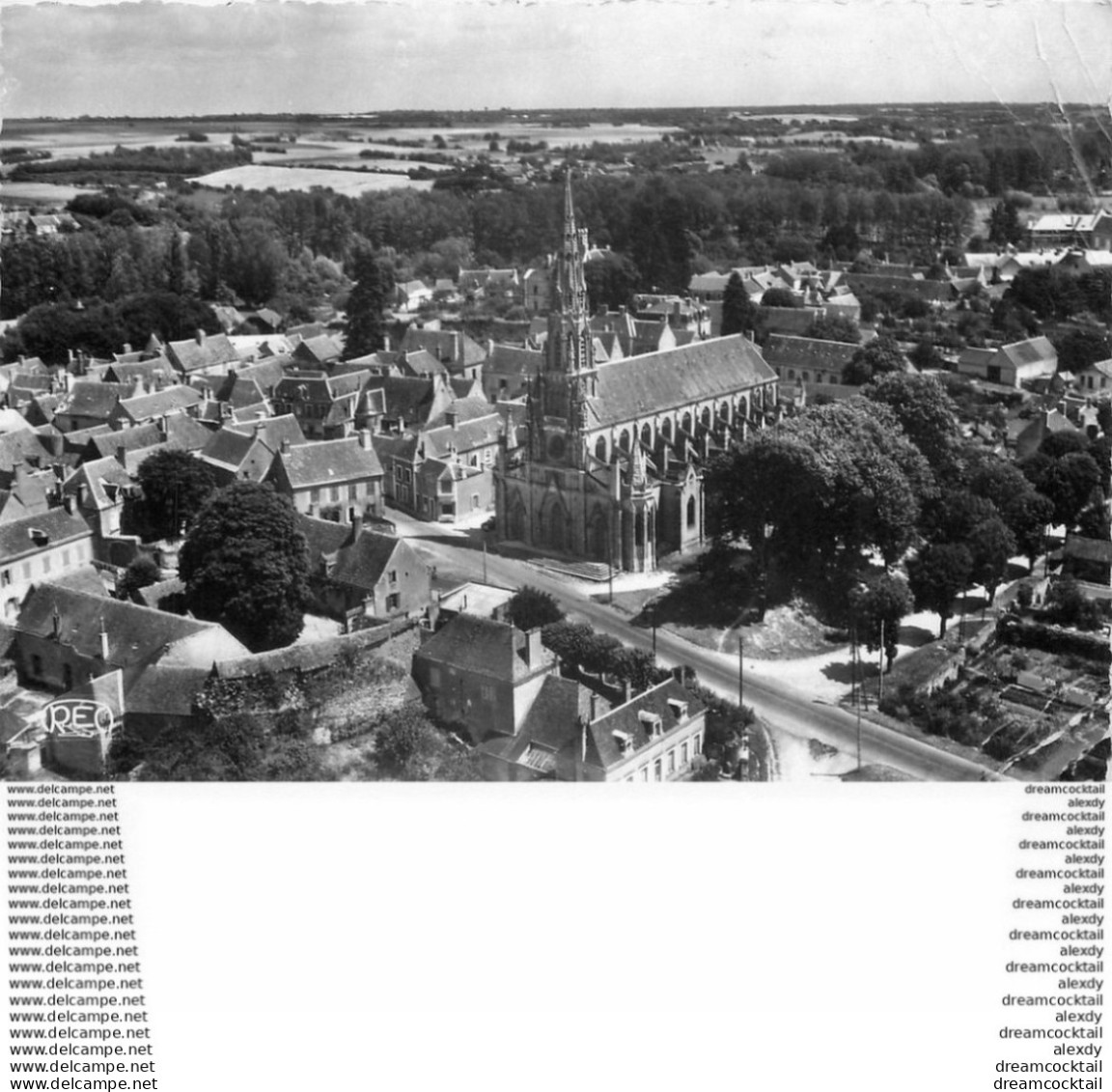 Photo Cpsm 18 GRACEY. Eglise 1962 (pour Arnouville-les-Gonesse)... - Graçay