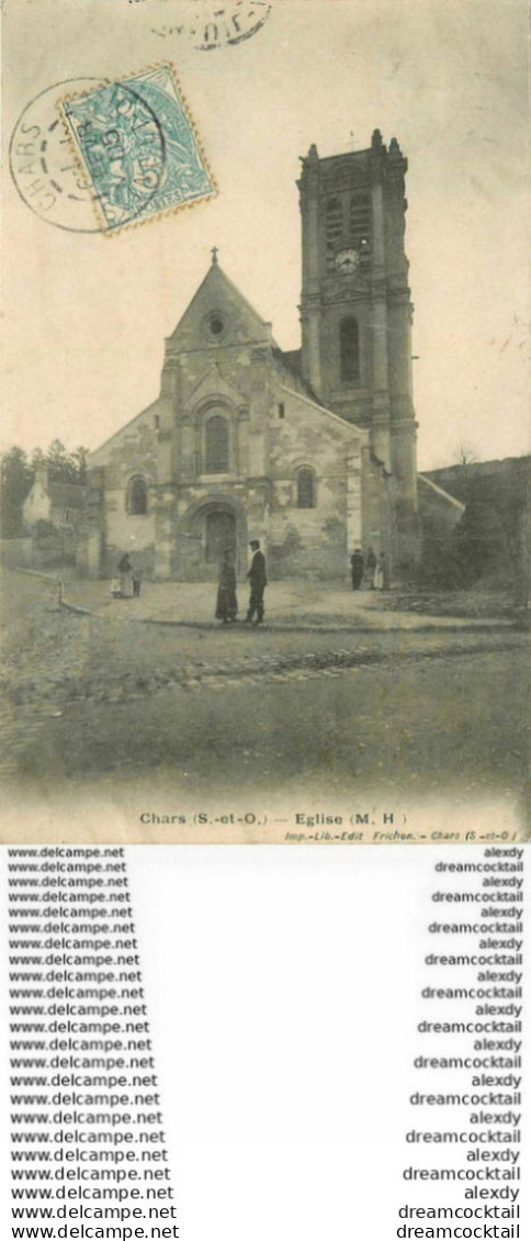 PHL 95 CHARS.L'Eglise 1905 - Chars