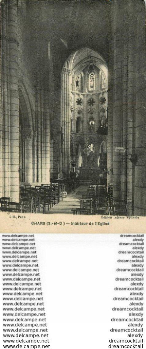 PHL 95 CHARS. Intérieur De L'Eglise 1929 - Chars