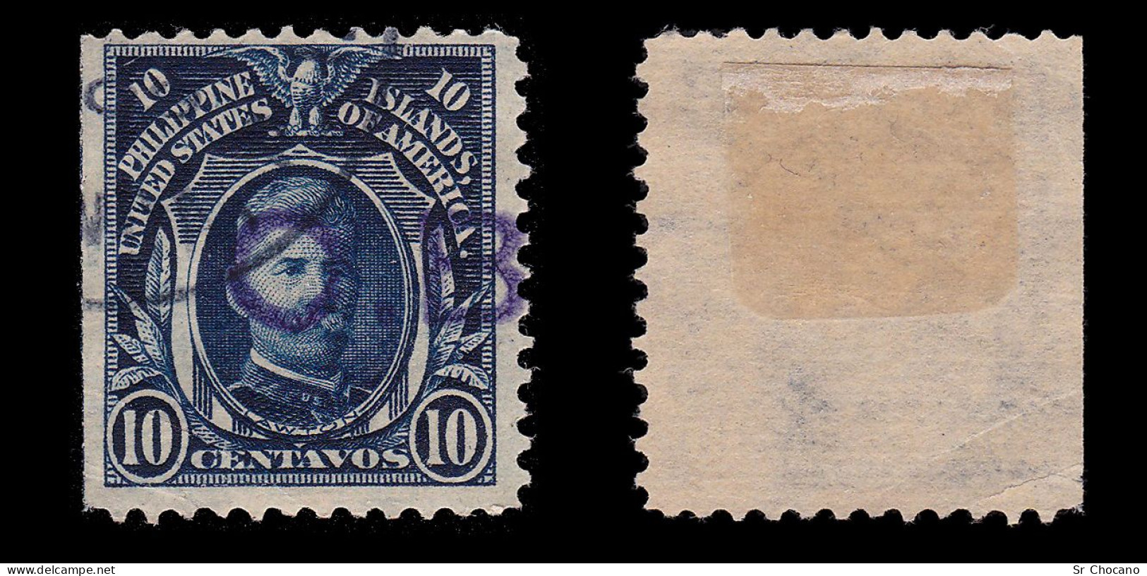 US PHILIPPINES O.B. OFFICIAL STAMPS.1931.10c.SCOTT 09.USED. - Filippine