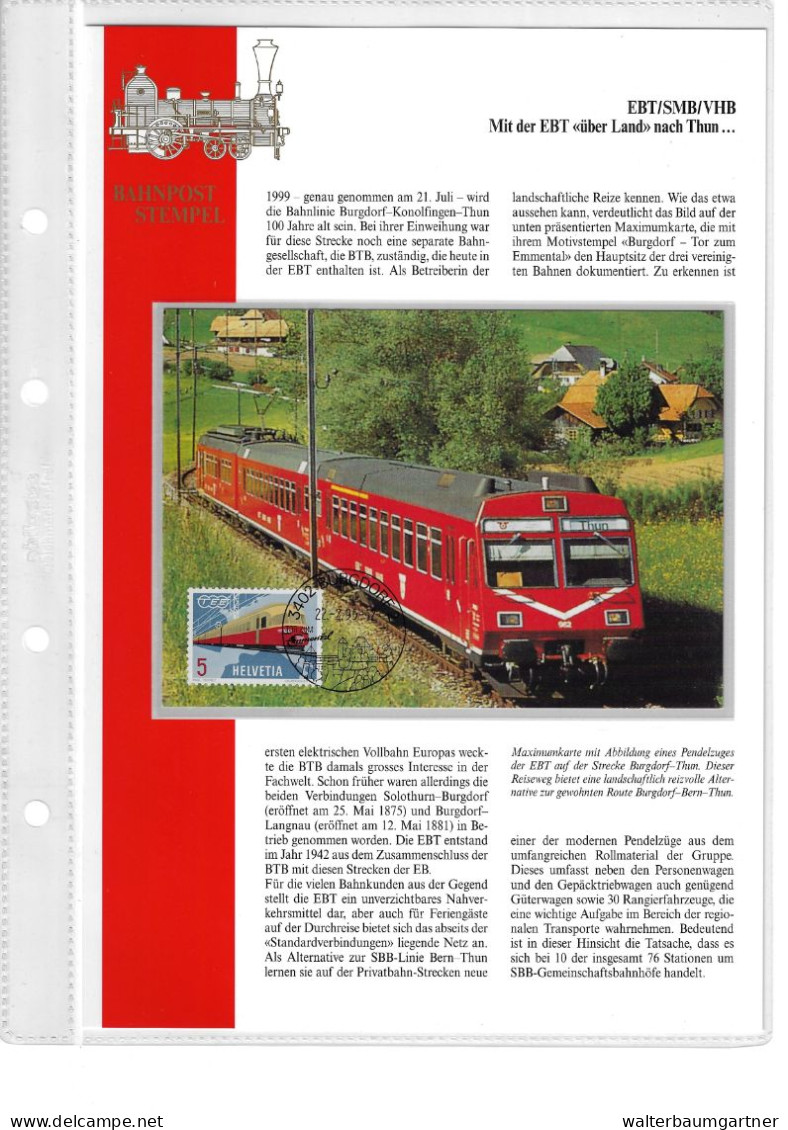 Albums timbres postes Cachets postaux chemins de fer suisses
