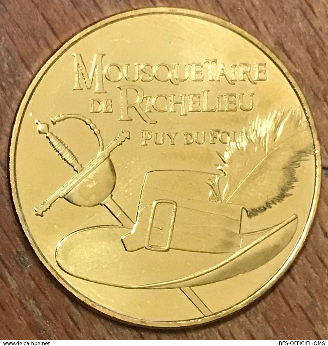 85 PUY DU FOU MOUSQUETAIRES DE RICHELIEU MDP 2019 MÉDAILLE MONNAIE DE PARIS JETON TOURISTIQUE MEDALS COINS TOKENS - 2019