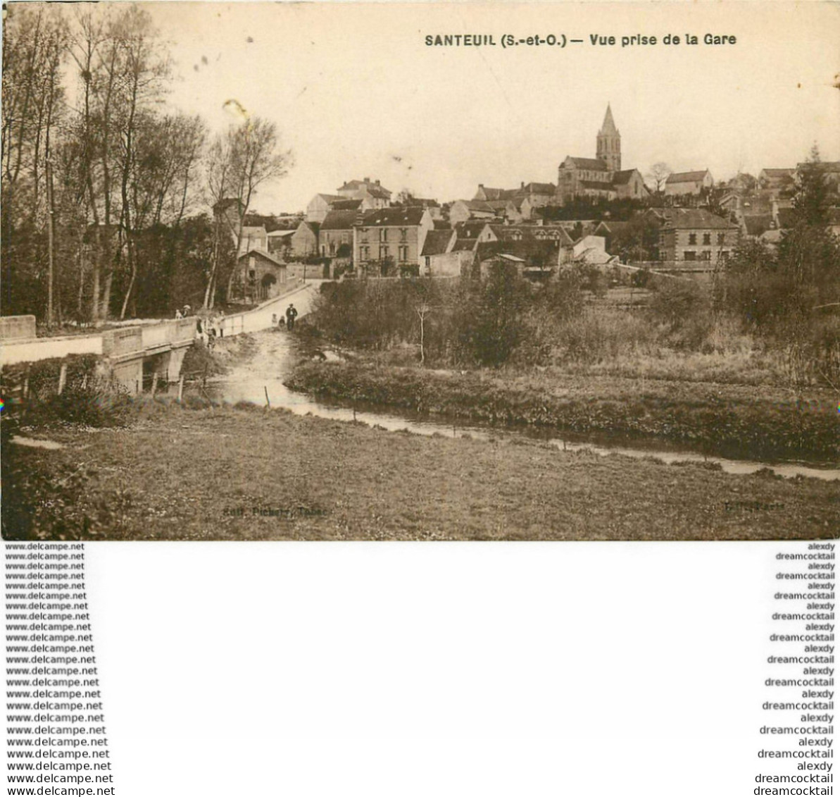 PHL 95 SANTEUIL. Le Village Et Le Pont - Santeuil