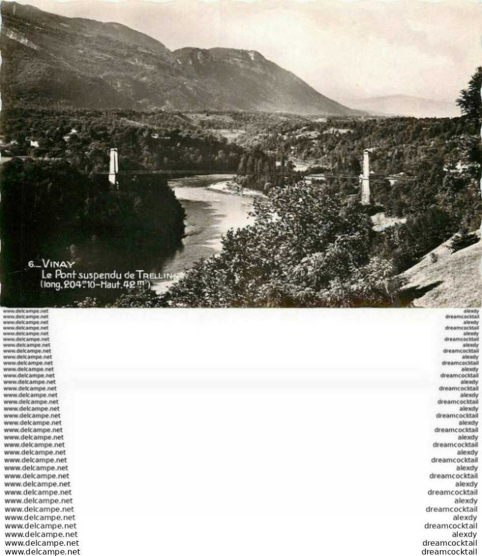 Photo Cpsm Cpm 38 VINAY. Pont Suspendu De Trellins 1966 - Vinay