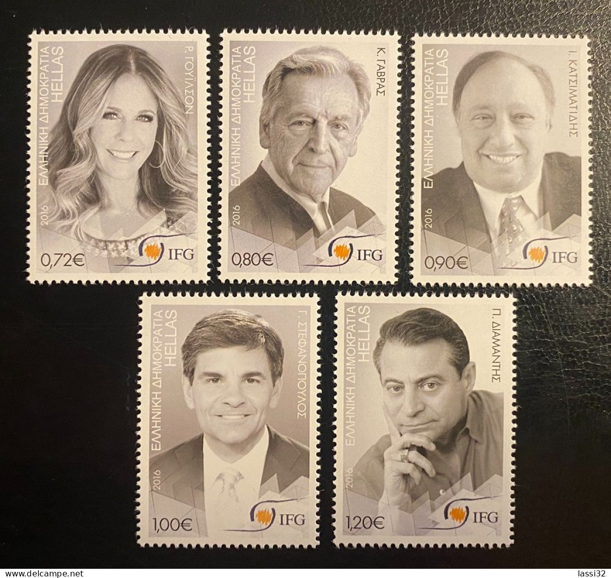 GREECE, 2016,GREEK PERSONALITIES , MNH - Neufs