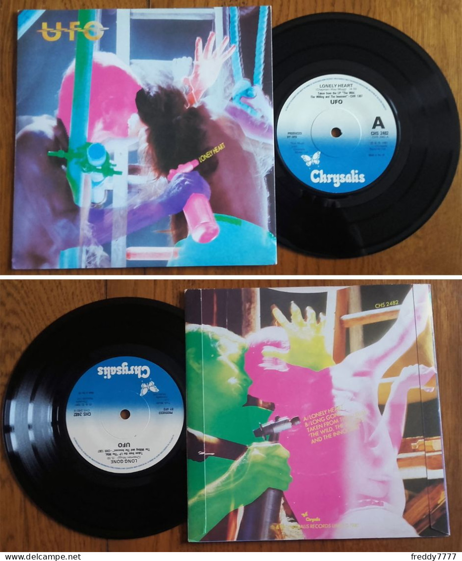 RARE U.K SP 45t RPM (7") UFO «Lonely Heart» (1981) - Hard Rock & Metal