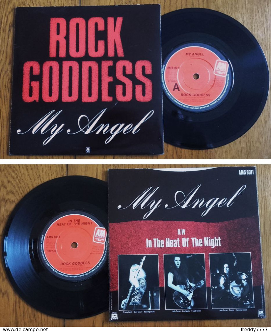 RARE U.K SP 45t RPM (7") ROCK GODDESS «My Angel» (1983) - Hard Rock & Metal