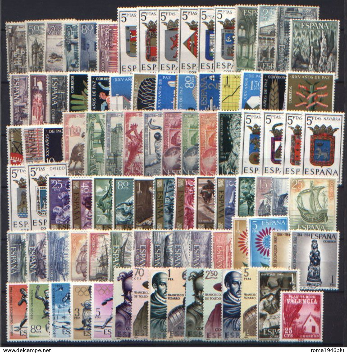 Spagna 1964 Annata Completa / Complete Year Set **/MNH VF - Annate Complete