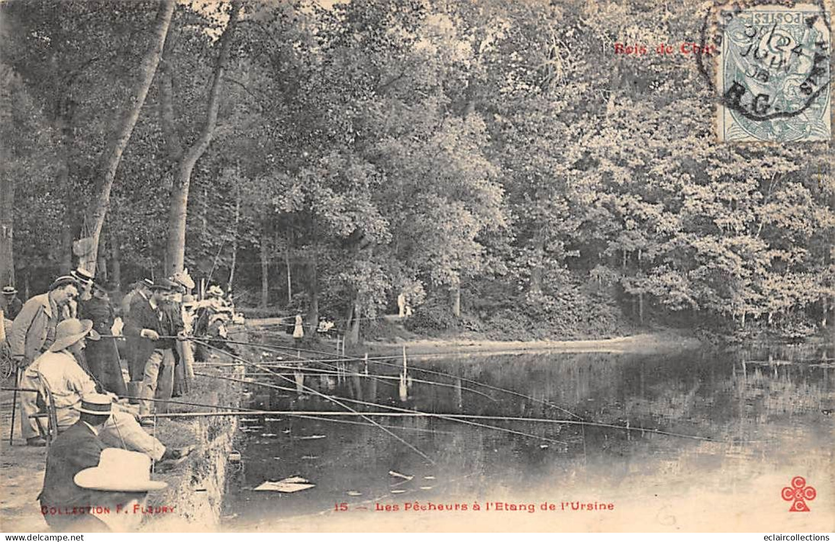 Chaville         92         Etang De L' Usine . Pêcheurs à La Ligne      N°15   (Voir Scan) - Chaville