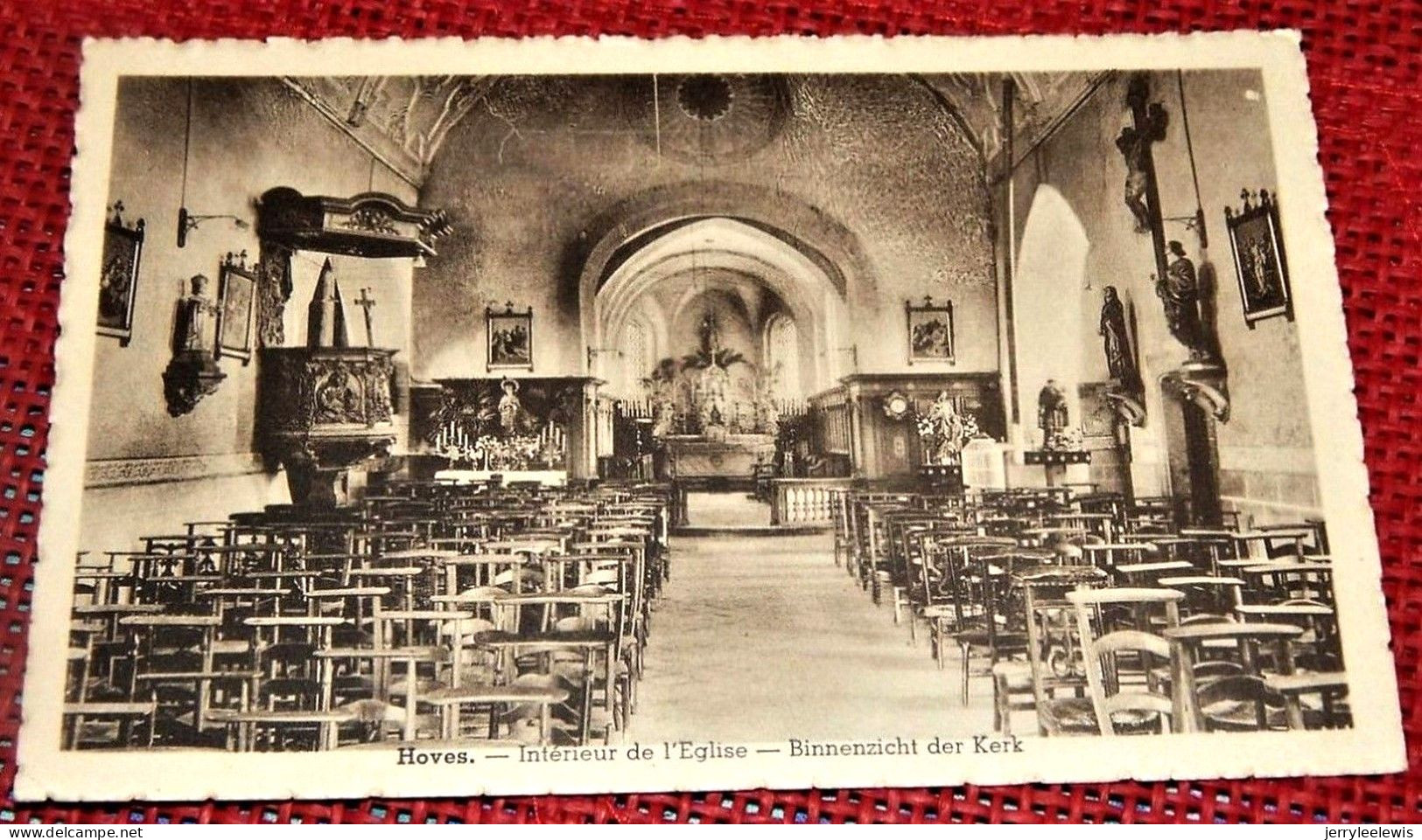 HOVES  - Intérieur De L'Eglise -  Binnenzicht Der Kerk - Silly