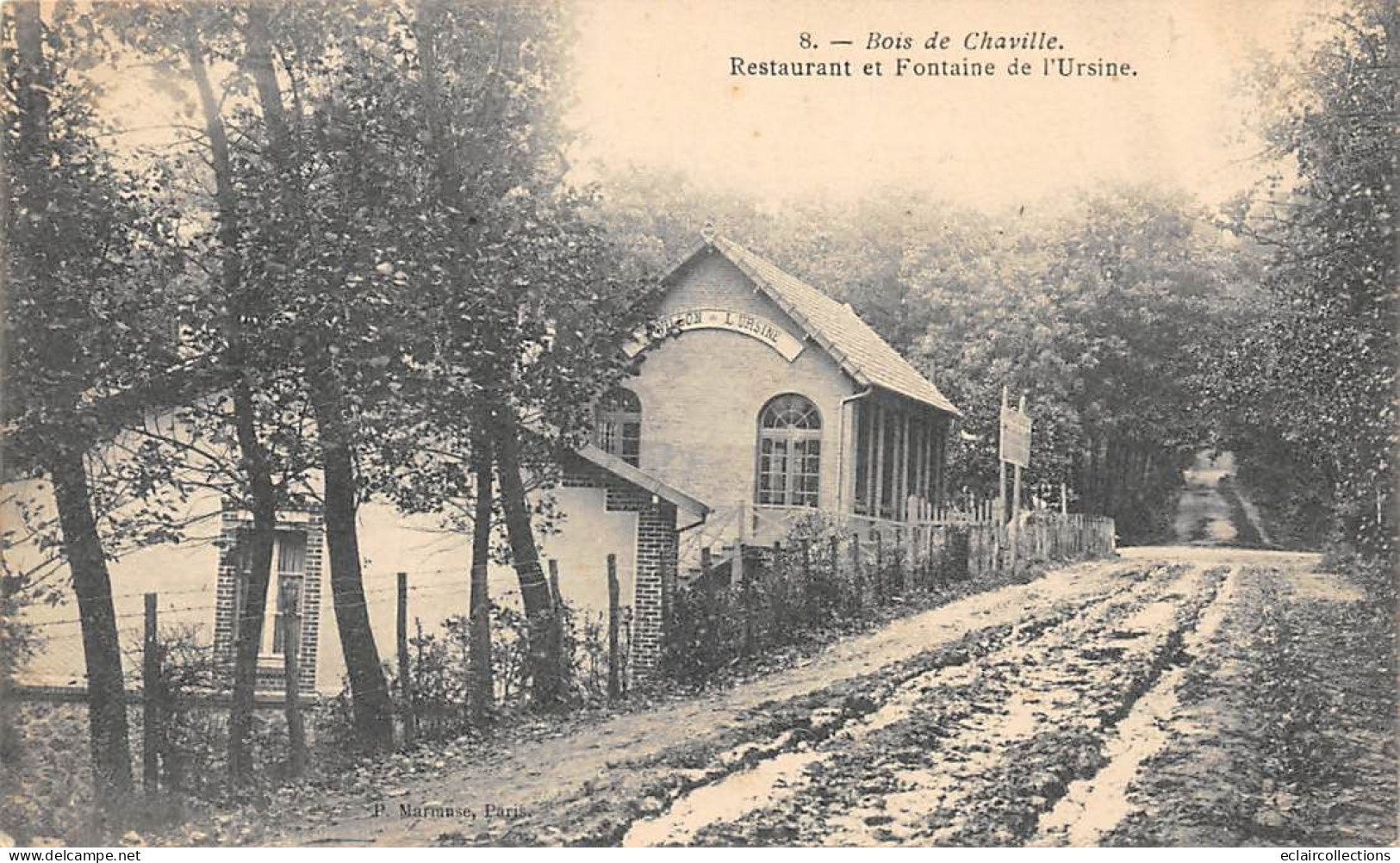 Chaville         92        Restaurant Et Fontaine  De L'Ursine,  N° 8       (Voir Scan) - Chaville