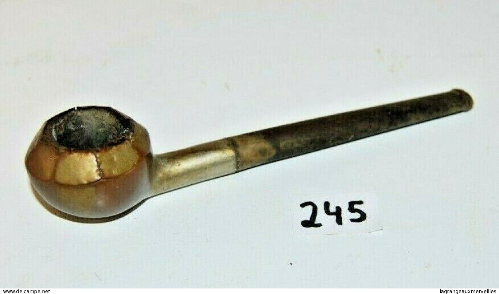 C245 Ancienne Pipe - Objet Du Fumeur - Administration - France - Otros & Sin Clasificación