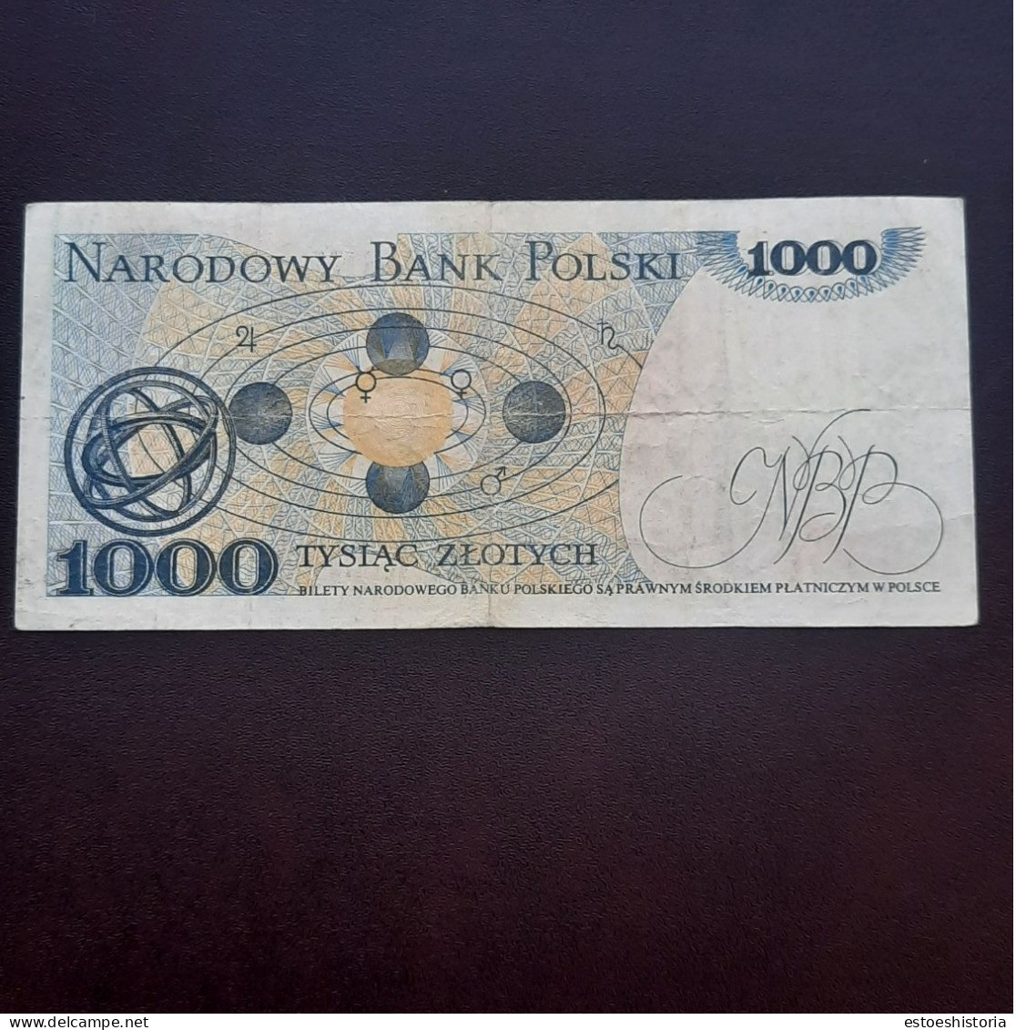 BILLETE DE 1000 ZLOTYCH DE POLONIA DEL AÑO 1975.CIRCULADO. - Pologne