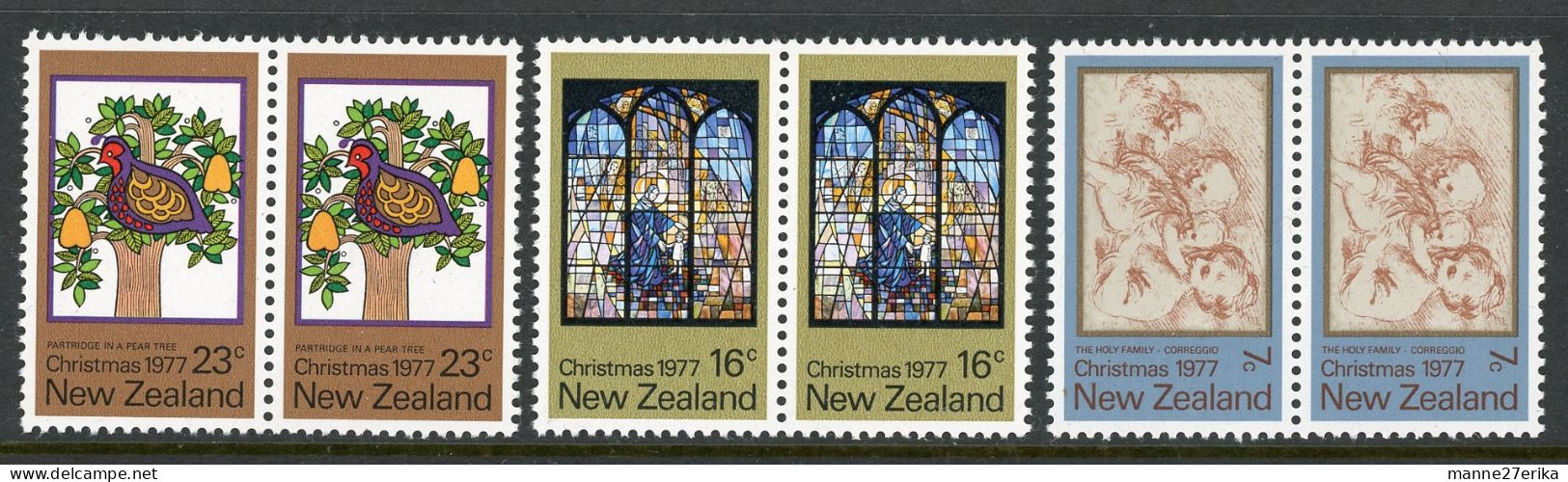 -New Zealand-1977- "Christmas" MNH(**) - Unused Stamps