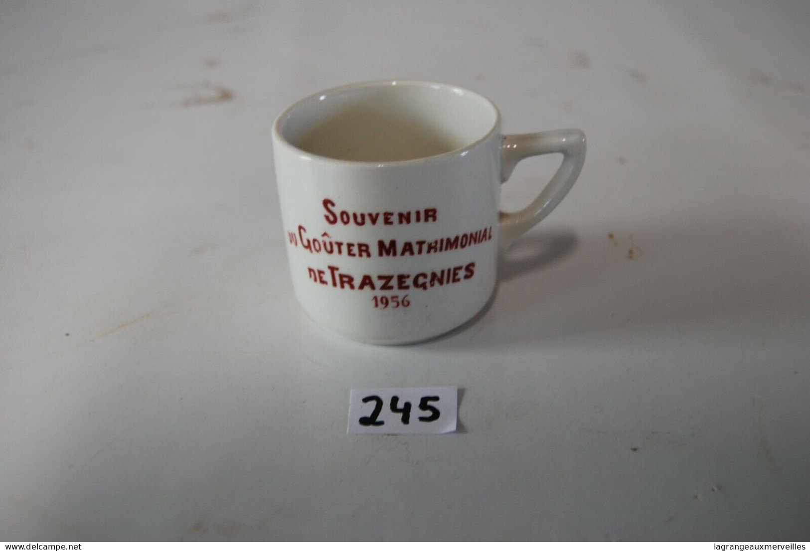 C245 Tasse Publicitaire - BOCH - Pour être Heureux Marié Vous - Trazegnies - Kopjes