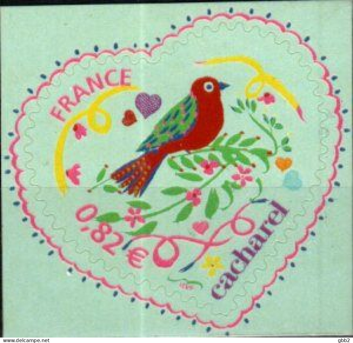 FRANCE AUTOADHESIF N° 51a "SAINT VALENTIN, CACHAREL" Sans "LA POSTE". SEULE PROPOSITION Sur DELCAMPE. A Saisir. - Nuovi