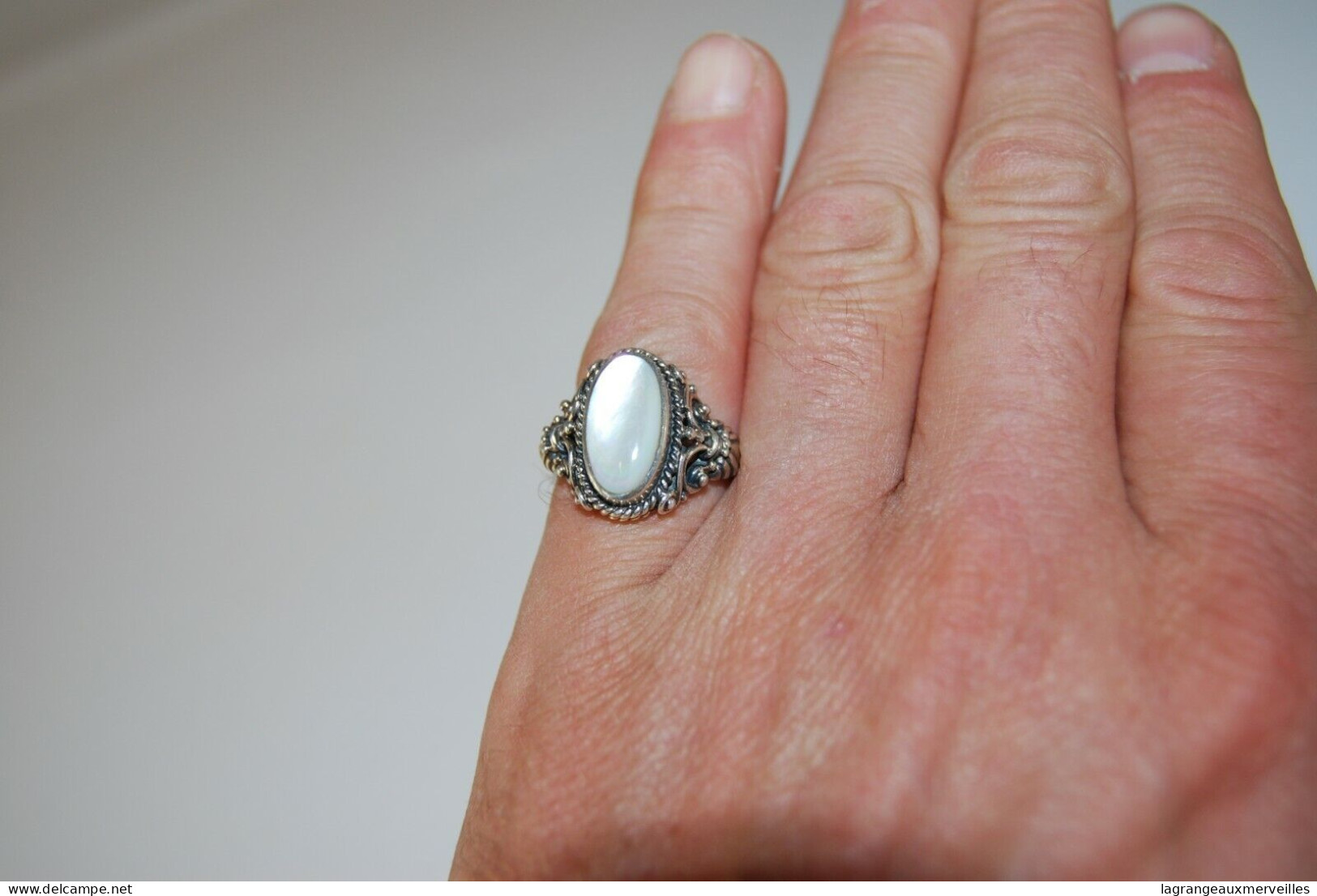 C245 Ancien Bijou En Argent- Altes Juwel - Old Jewel - Bague - Ring