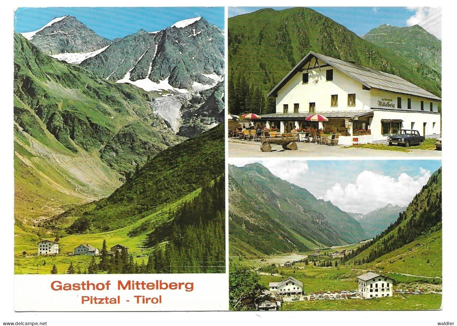 6481  GASTHOF MITTELBERG 1734m  / PITZTAL - Pitztal