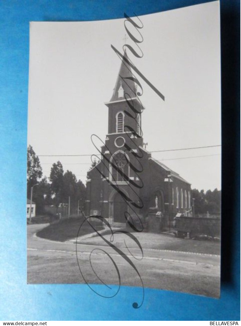 Jehay Bodégnée  Fotokaart Carte Photo  Eglise St. Nazaire Pris 19/07/1977 - Amay