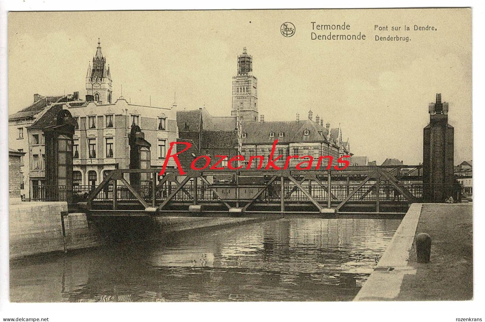 Dendermonde Termonde Denderbrug Pont Sur La Dendre Dender (In Zeer Goede Staat) - Dendermonde