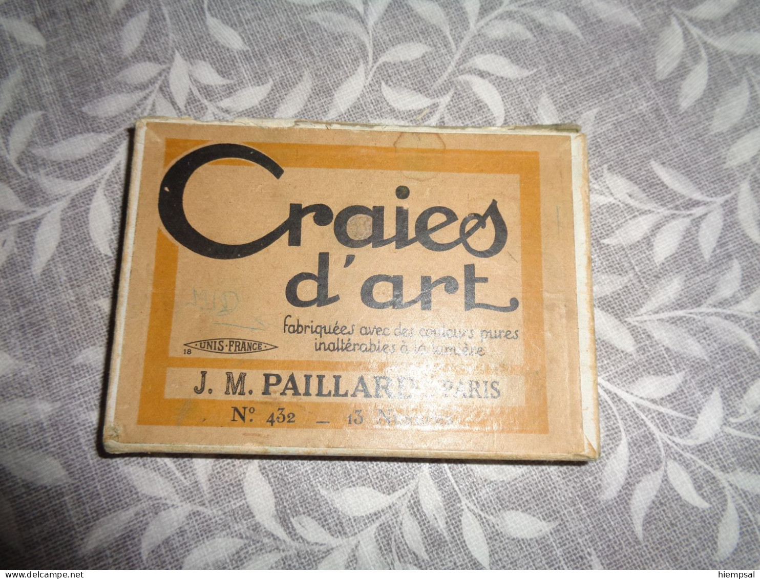 CRAIE D'ART  J.M PAILLARD - PARIS - Andere & Zonder Classificatie