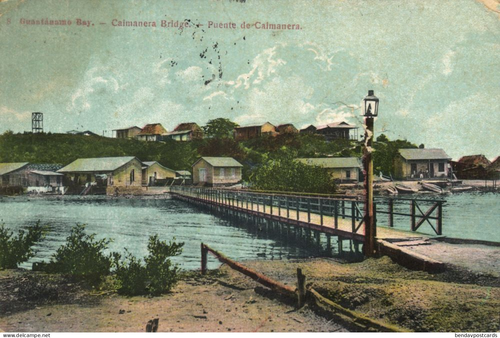 Cuba, GUANTÁNAMO BAY, Caimanera Bridge (1911) Postcard - Cuba