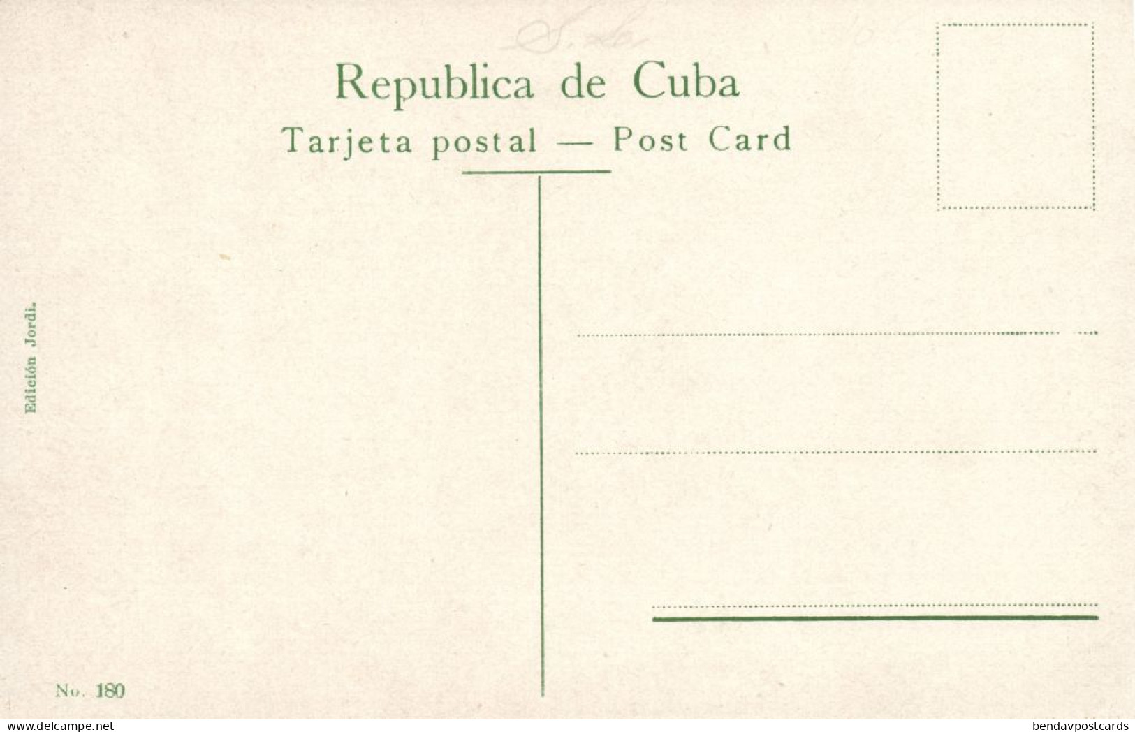 Cuba, HAVANA, Avenida Del Golfo (1910) Postcard - Cuba