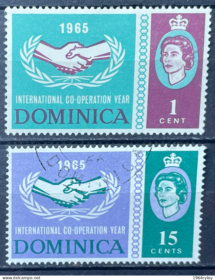 DOMINICA - M/U - 1965  # 182/183 - Dominica (...-1978)