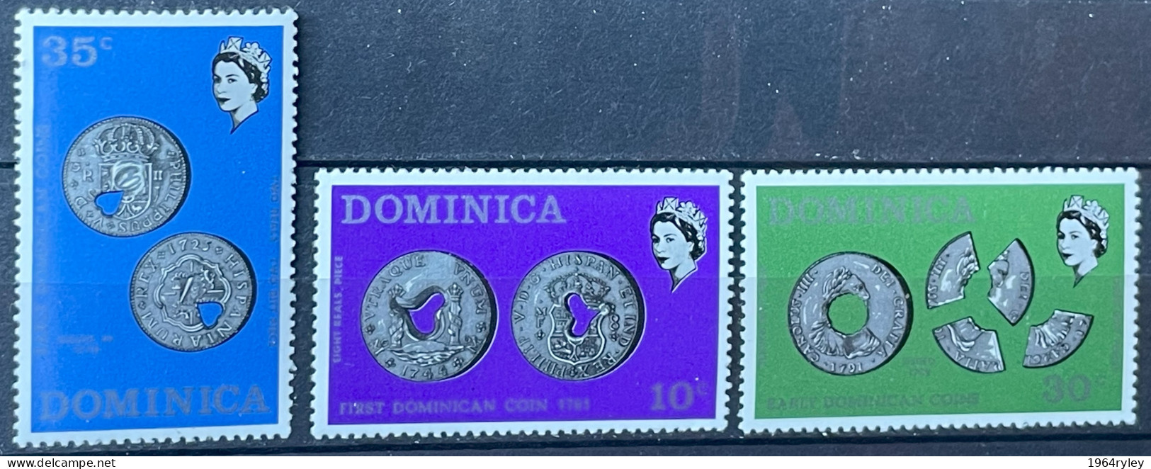 DOMINICA - MNH** - 1971  # 327/330  3 VALUES - Dominica (...-1978)