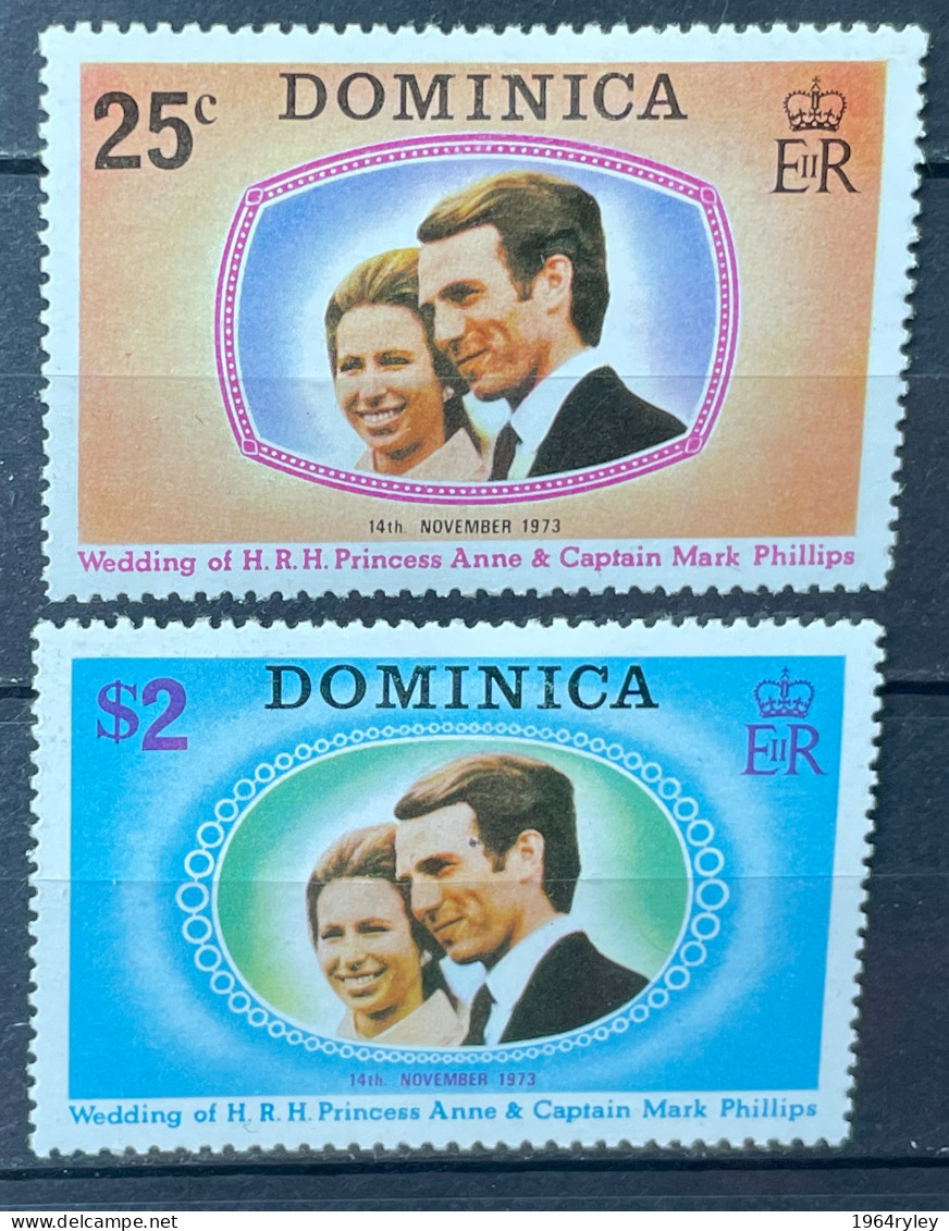 DOMINICA - MH* - 1973  # 372/373 - Dominique (...-1978)