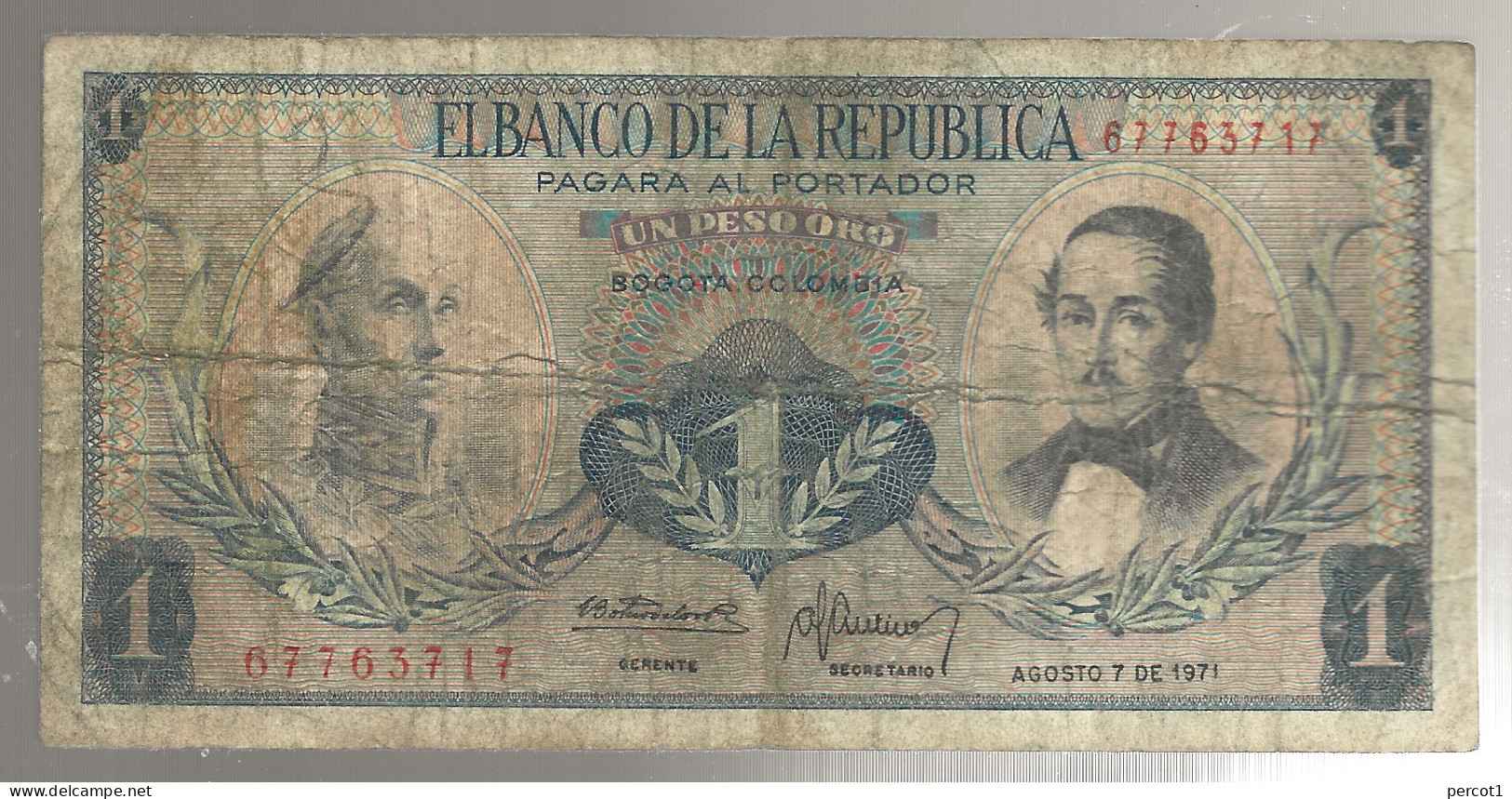 JM30.11 / BILLET DE BANQUE  /  CILOMBIE - Autres - Amérique