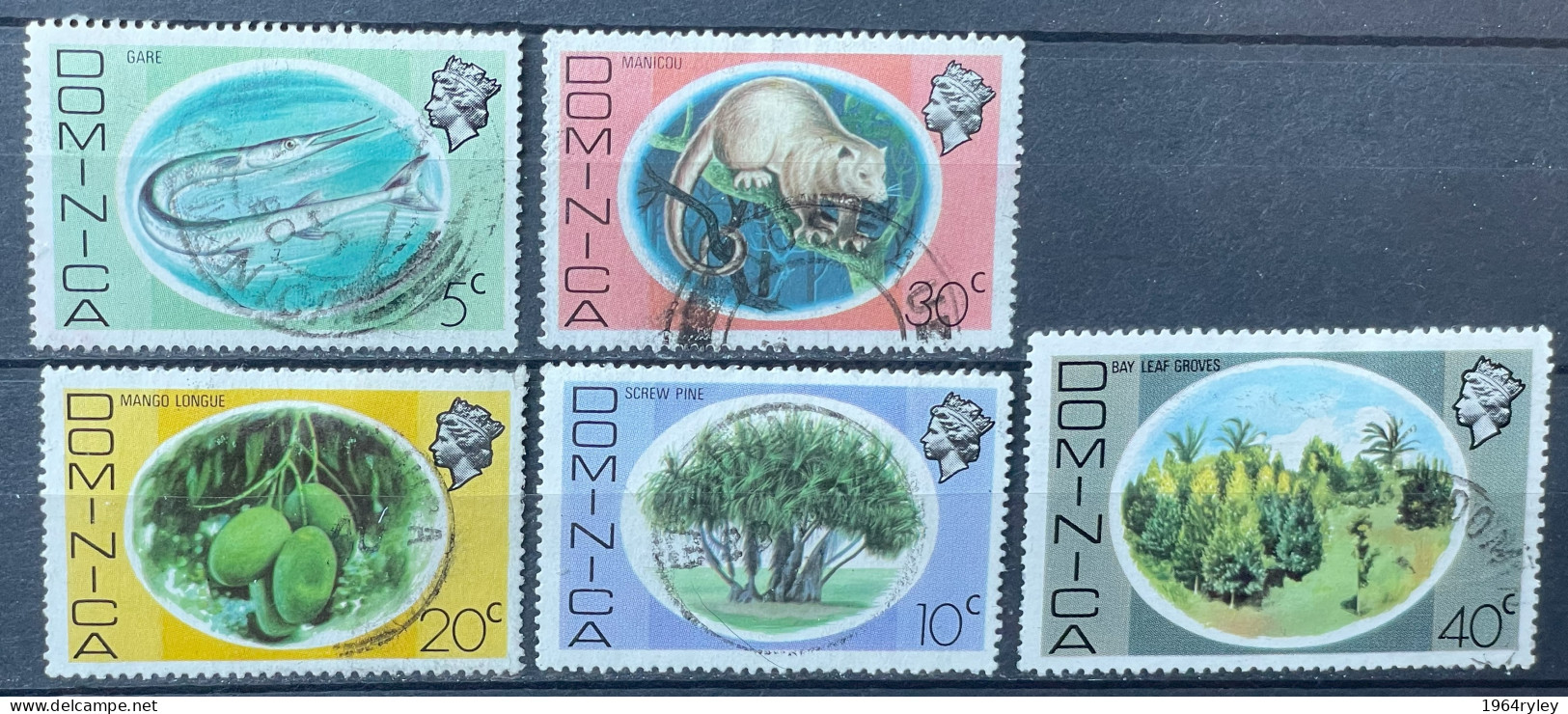 DOMINICA - (0) - LOT  5 VALUES - Dominica (...-1978)