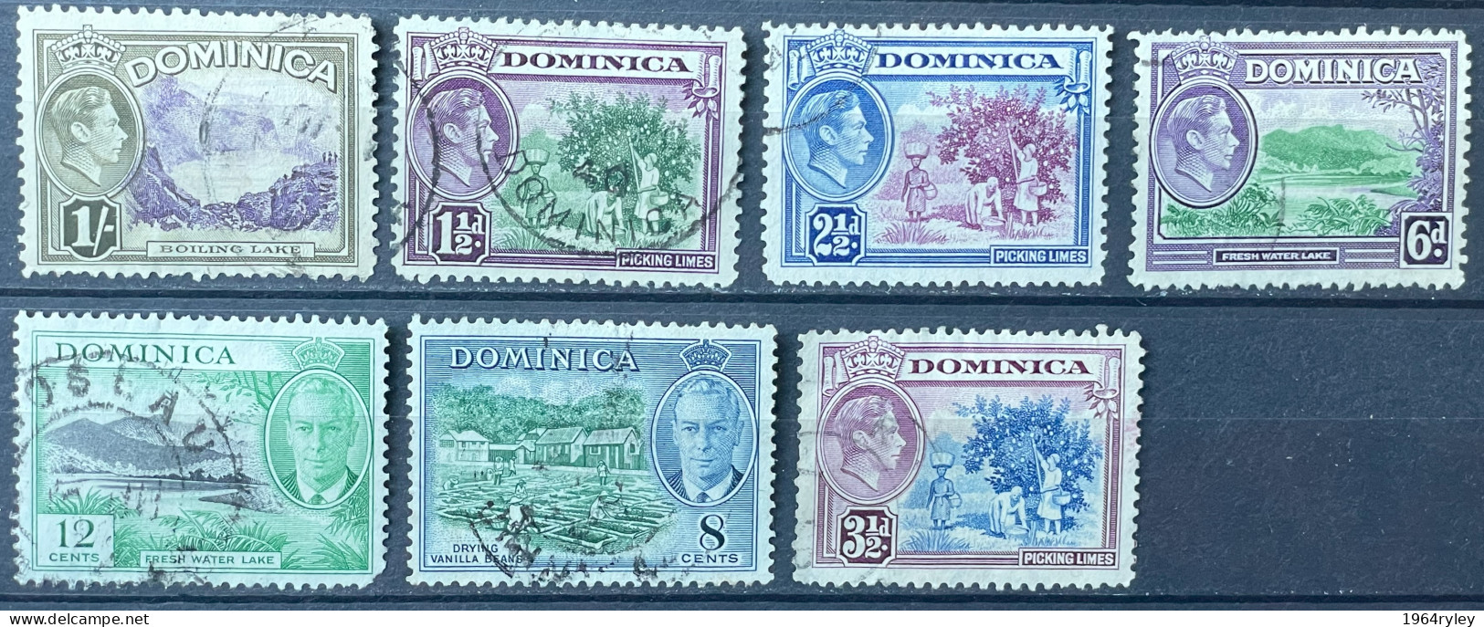 DOMINICA - (0) - LOT  7 VALUES - Dominica (...-1978)