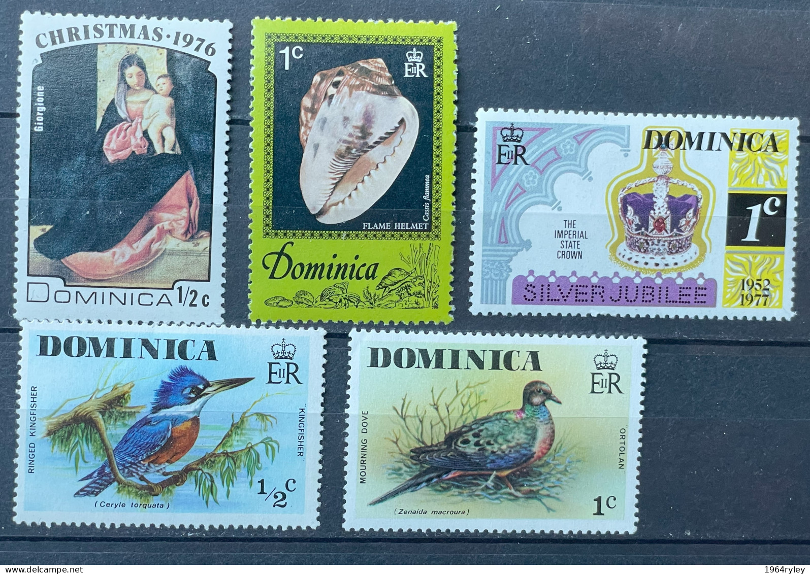 DOMINICA - MH* - LOT - 5 VALUES - Dominica (...-1978)