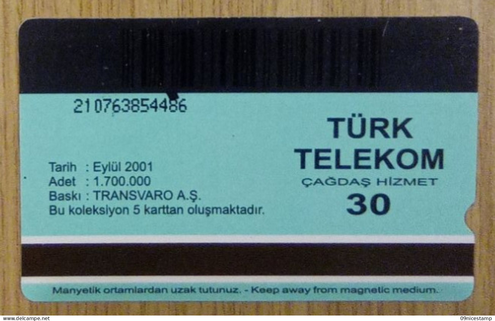 Turkey, Telephonecard, Empty And Used - Turquie