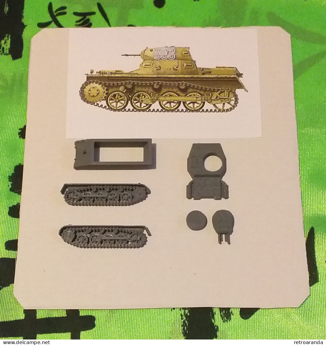 Kit Maqueta Para Montar Y Pintar - Vehículo Militar . Panzer I - 1/72 - Véhicules Militaires